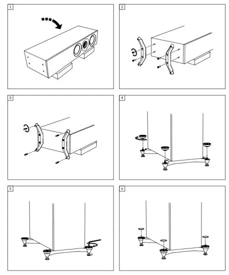 KEF V1 210927 Floorstanding Speaker - Plinth