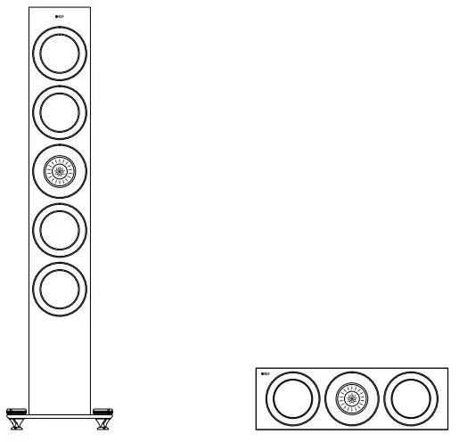 KEF V1 210927 Floorstanding Speaker - Speciﬁcations 2