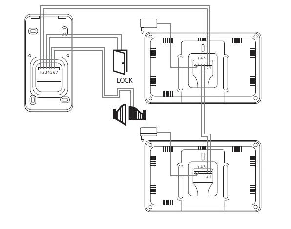 CHACON DIOVDP-MC02 Video Phone with 7 Inch Screen 4