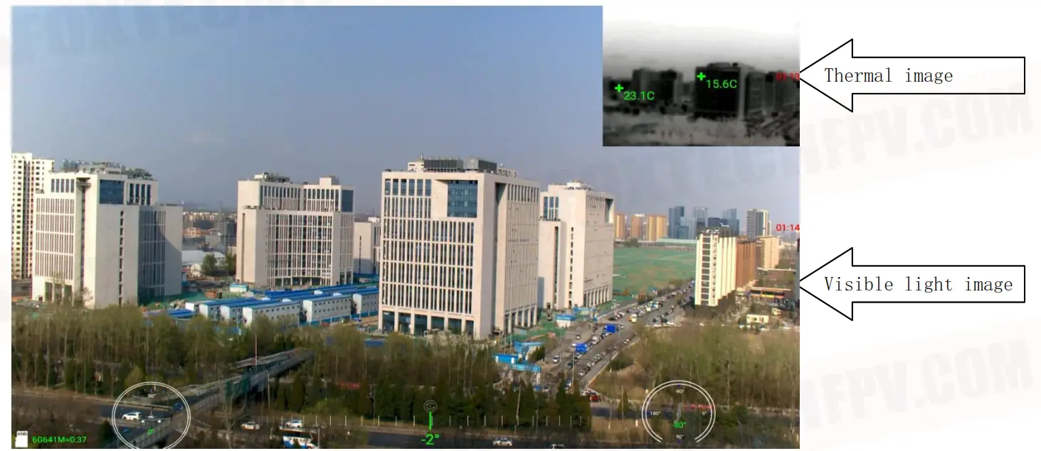 FOXTECH Bi Focus 10X Optical Zoom 320x240 IR Thermal Camera - Fig9