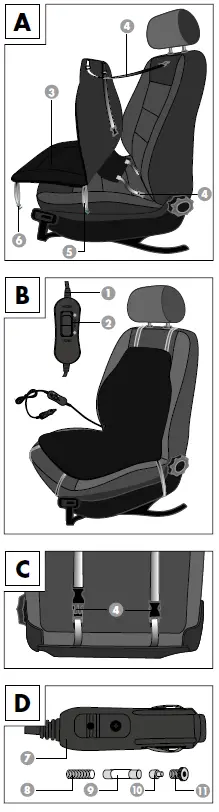 ULTIMATE SPEED Heated Seat Pad 1