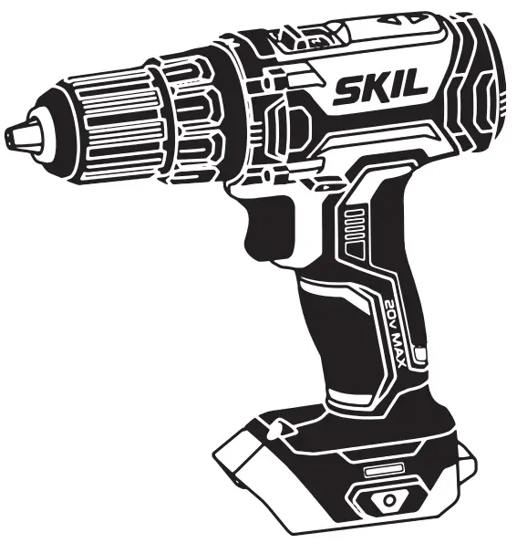 SKIL DL527501 20V 1 2 Inch Drill Driver-