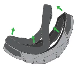 Red Bull 20016586 Spect Whip Motocross Goggle - REPLACEMENT 2