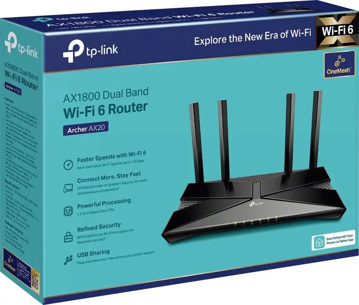 tp-link AX1800 Dual Band Wi-Fi6 Router UNR030Z  PRO3.