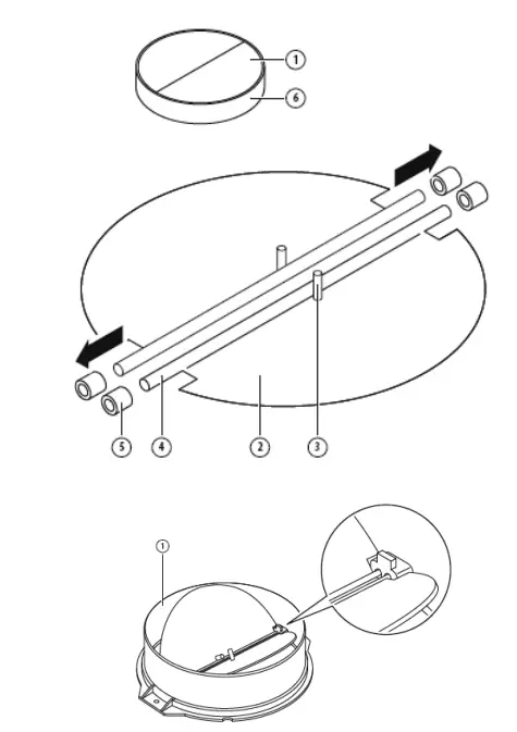 electriQ 90cm LED Island Cooker Hood User Manual - MOUNTING OF THE V-FLAP