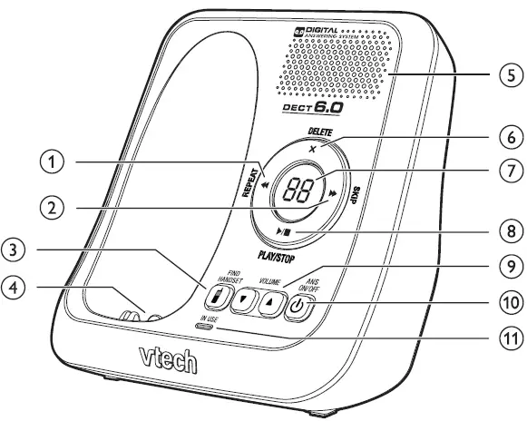 vtech CS6120-2 DECT 6.0 Cordless Telephone 02
