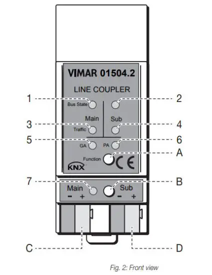 VIMAR 01504.2 Line Field Coupler - figure 2
