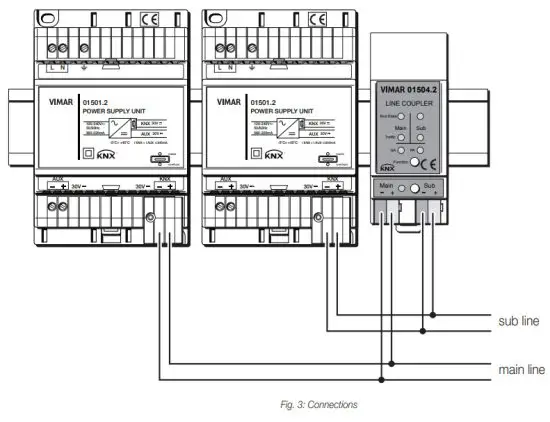 VIMAR 01504.2 Line Field Coupler - figure 3
