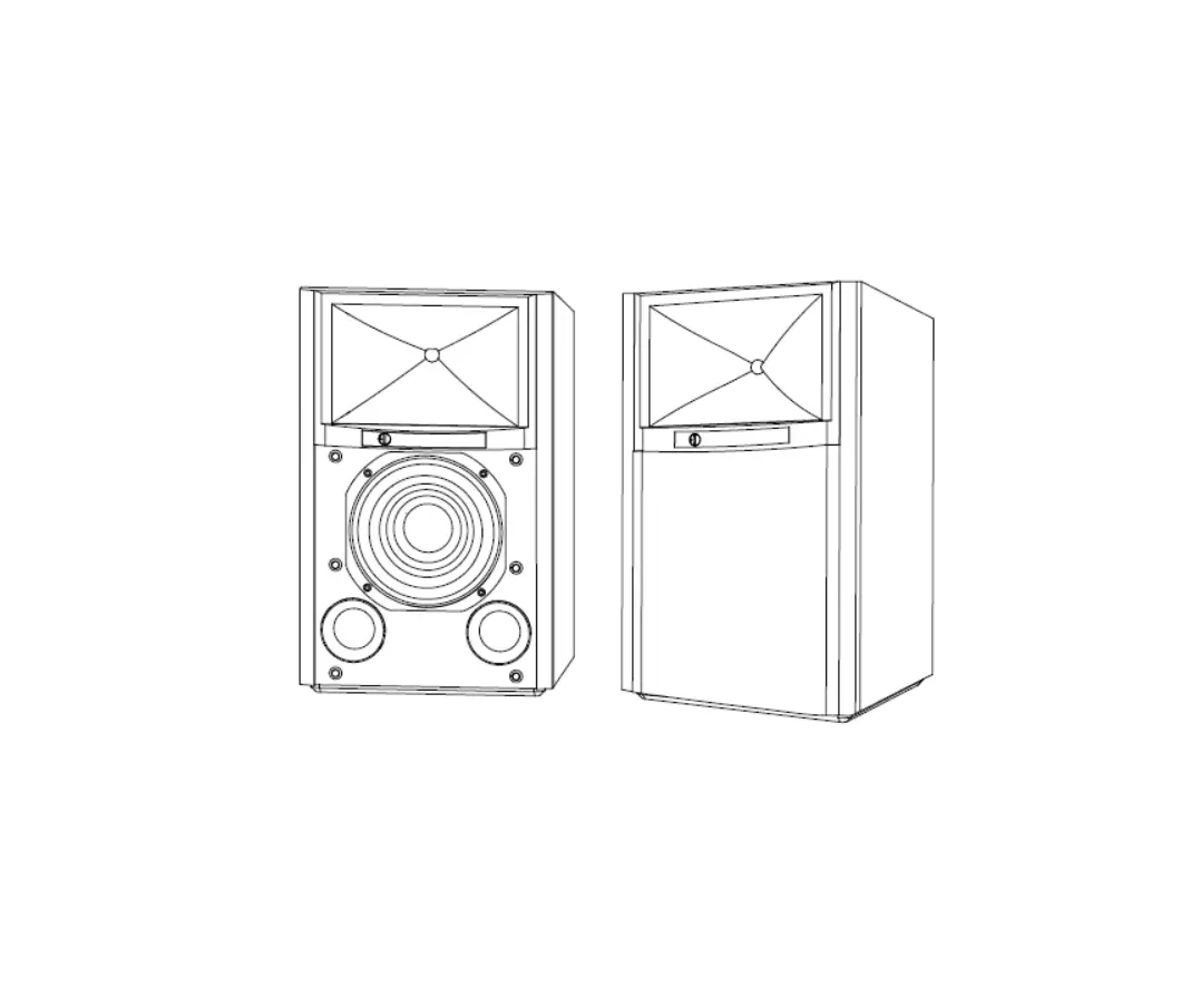 Jbl 6.5 Inch 165 Mm 2-way Bookshelf Studio Monitor Loudspeaker Owner's Manual