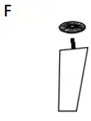 UPHOLSTERY WF198203 Push Back Chair - Parts List E