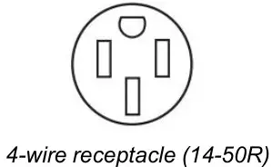Whirlpool Electric Freestanding Range - 4-wire receptacle (14-50R)