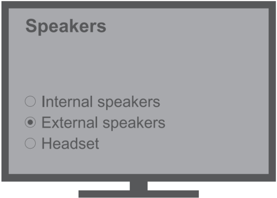 Fig-2 Set your TV Speaker to External Speaker