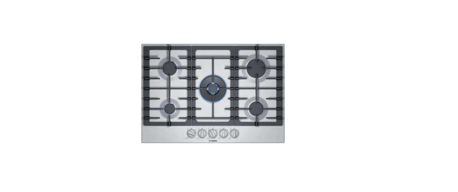 Bosch Ngm8058uc 30 Inch Gas Cooktop With 5 Sealed Burners Instruction Manual