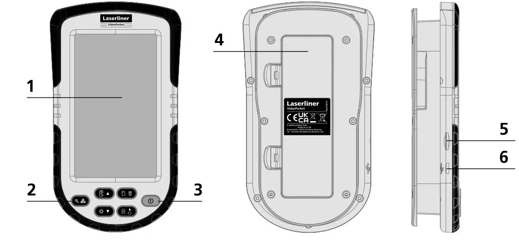 Laserliner 082.261A Compact Video Inspector - Safety instructions