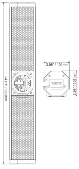 DS18 Hydro SB24BT 24 Inch Marine Water Resistant Amplified - FIG 4
