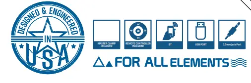 DS18 Hydro SB24BT 24 Inch Marine Water Resistant Amplified - ICON