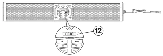 DS18 Hydro SB24BT 24 Inch Marine Water Resistant Amplified - REMOTE
