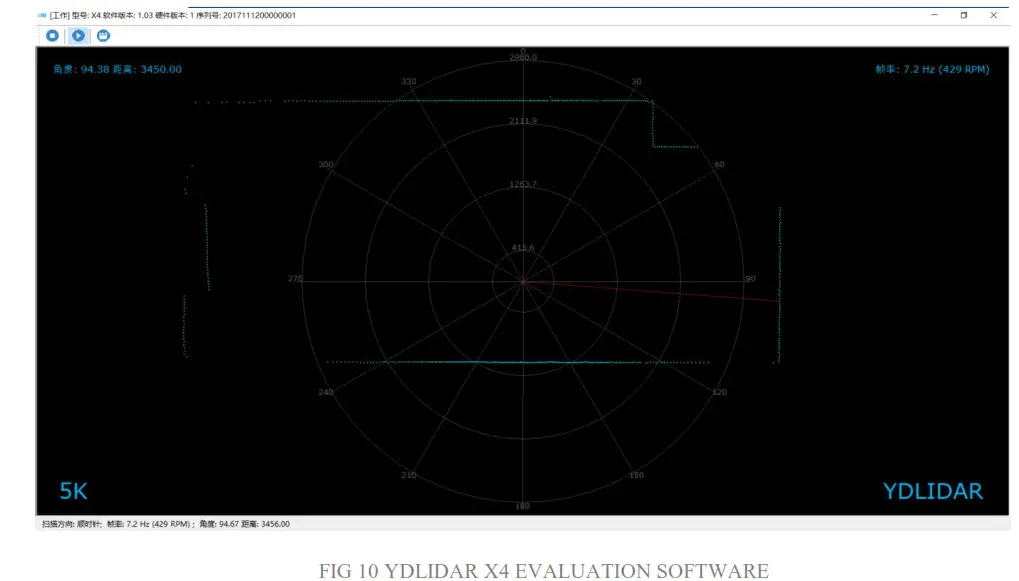 YDLIDAR Laser Range ScannerMove the mouse