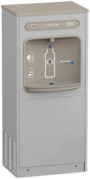 DSSBF8S Elkay EZH2O Refrigerated Floor Standing Bottle Filling Station, Filtered
