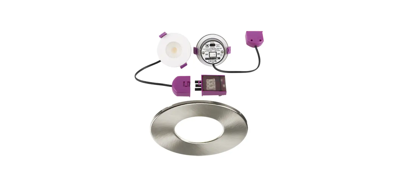 Spark Spek2w4cct Ip65 Fire Rated Downlight With 2x Wattages User Manual