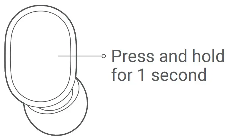 Xiaomi True Wireless Earbuds Basic 2-- Reject a call