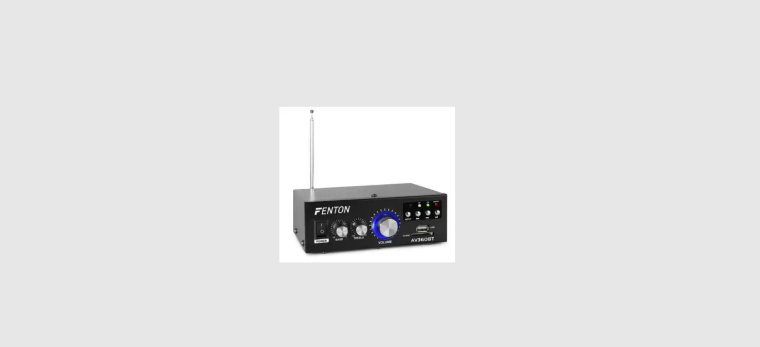 Fenton 103.144 Av360bt Mini Amplifier Usb-sd-bt Instruction Manual
