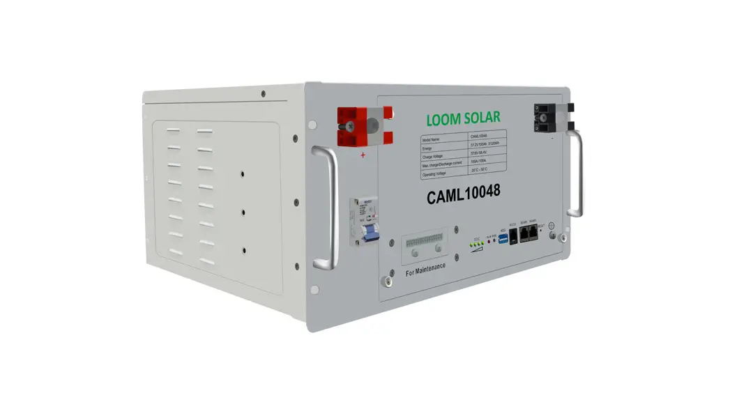 Loom Solar Caml 100 48 Volt 5 Kwh Lithium Battery For Home Inverter User Manual