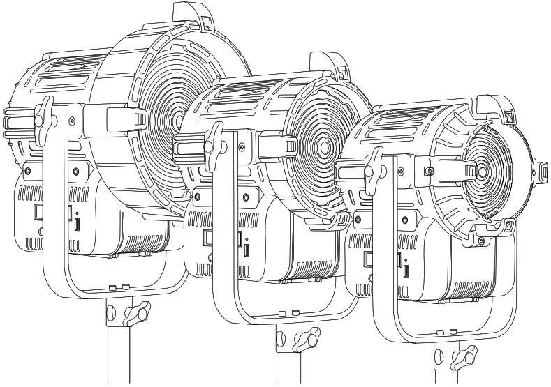 Lupo DAYLED 2000 PRO LED Fresnels Light