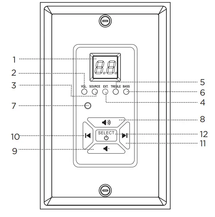 soundavo M66-EXT Six Zone Expansion Power Amplifier - figure 3