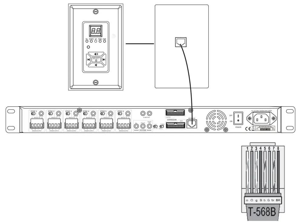 soundavo M66-EXT Six Zone Expansion Power Amplifier - figure 8