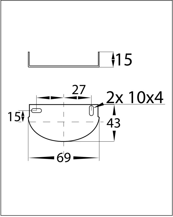 HV4002T-1-BLK Revo Spot Light Mounting Base Diagram