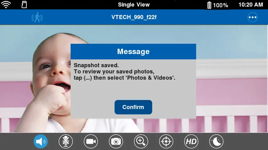 vtech WiFIi HD Video Monitor - Support