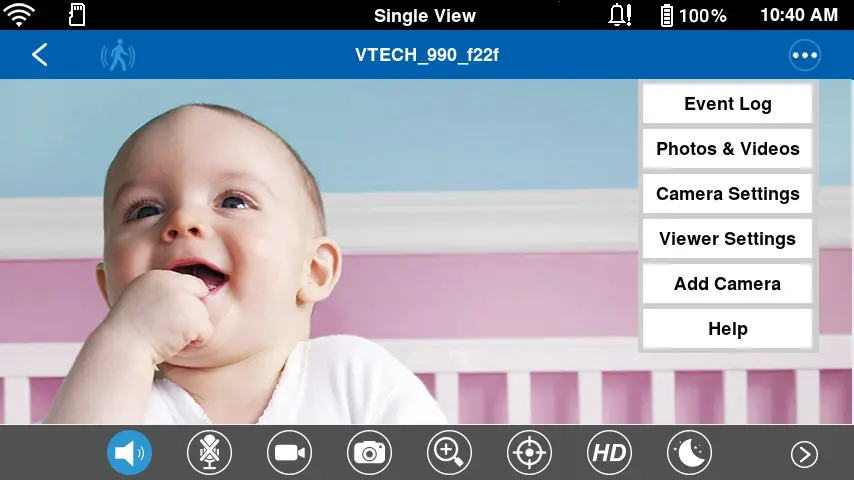 vtech WiFIi HD Video Monitor - help