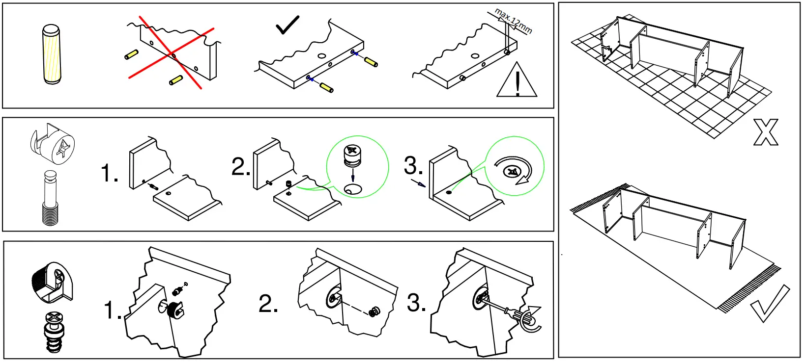 DEDEMAN Valencia TV 160 3K2F TV Shelf - fig1