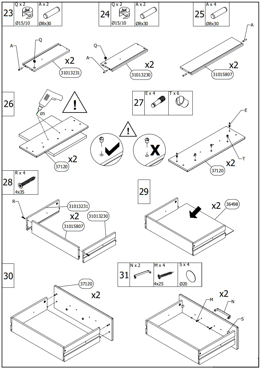 DEDEMAN Valencia TV 160 3K2F TV Shelf - fig11