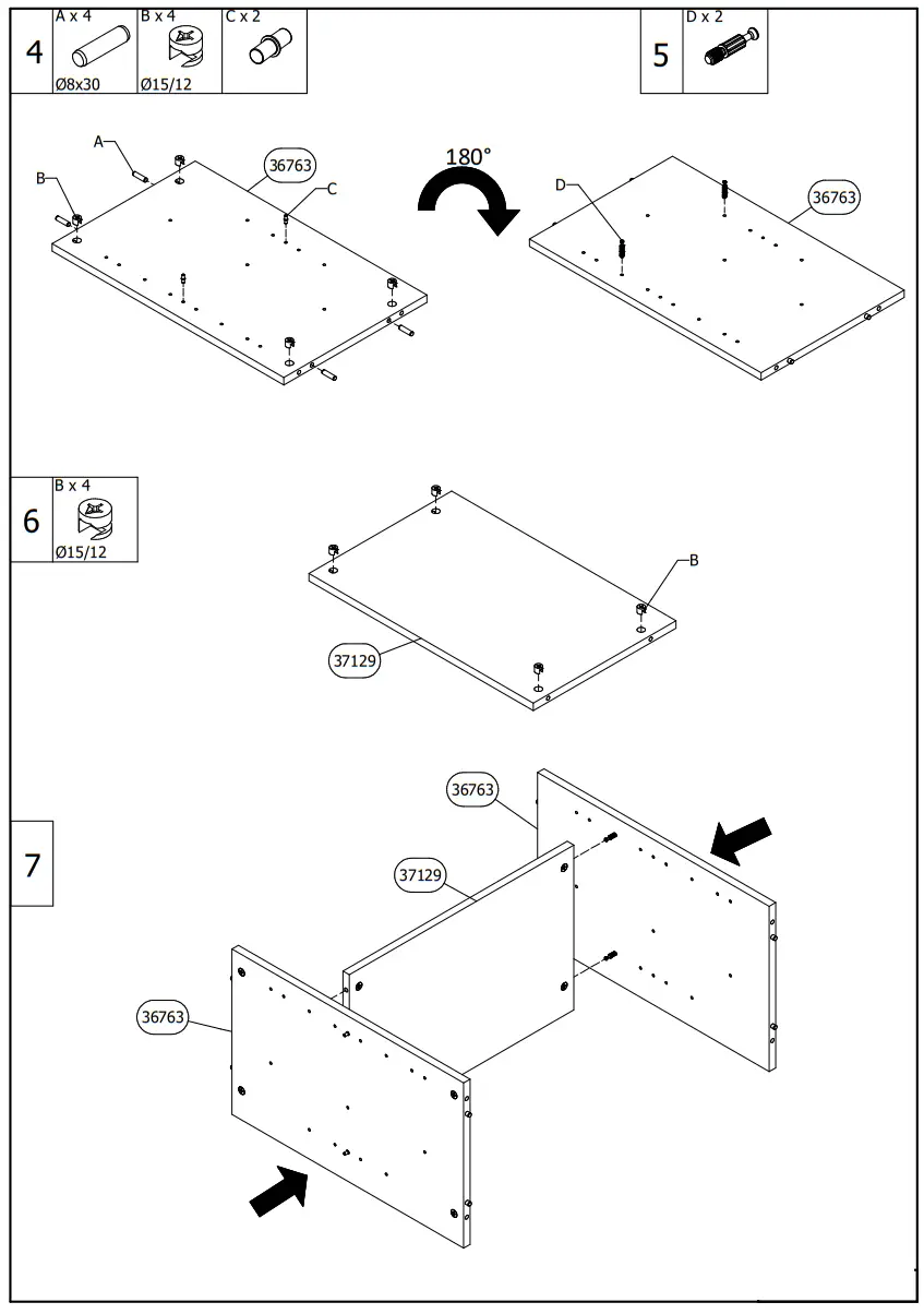DEDEMAN Valencia TV 160 3K2F TV Shelf - fig3