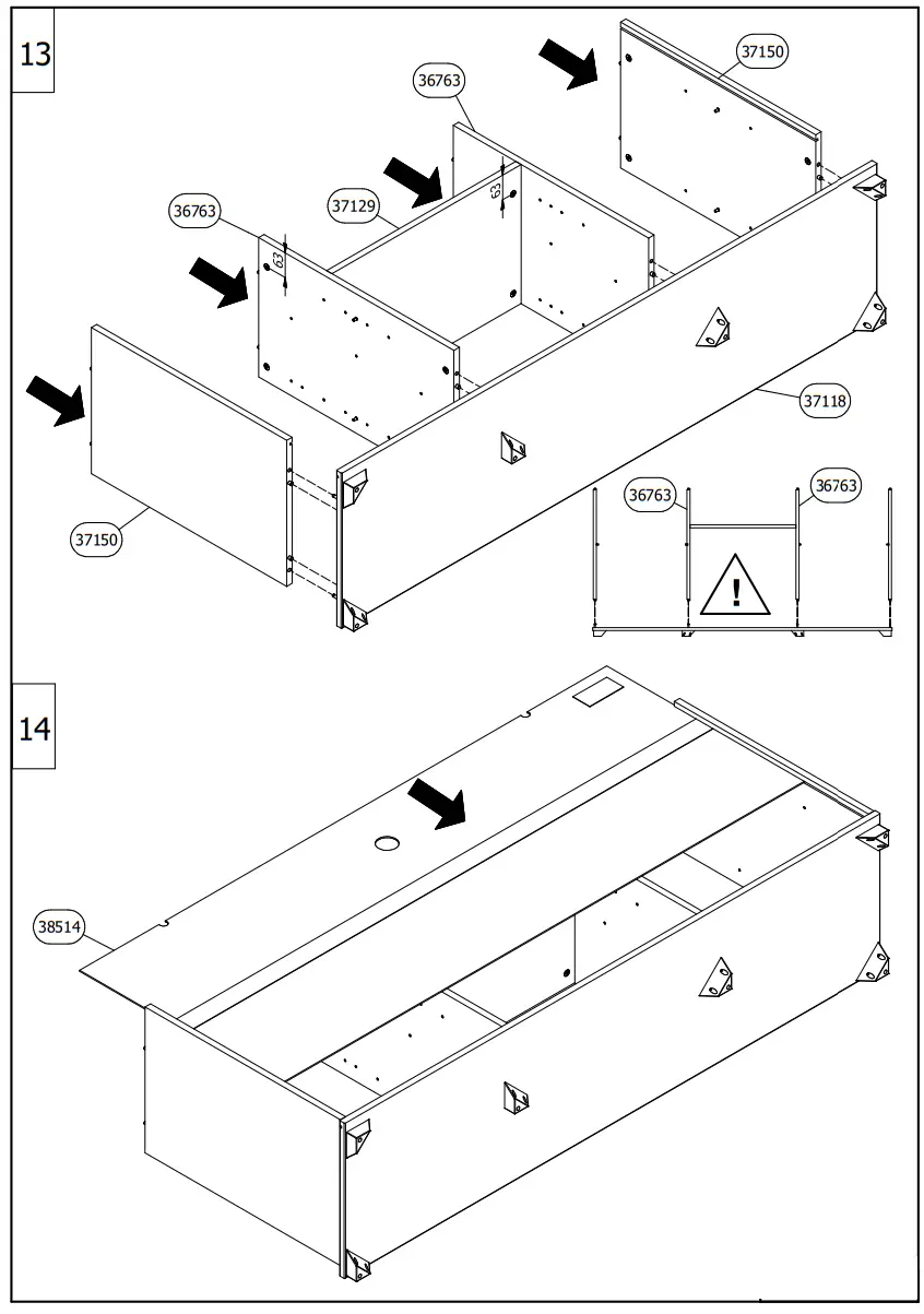 DEDEMAN Valencia TV 160 3K2F TV Shelf - fig6