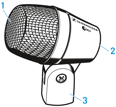 SENNHEISER E904 Cardioid Drum Microphone - FIG 1