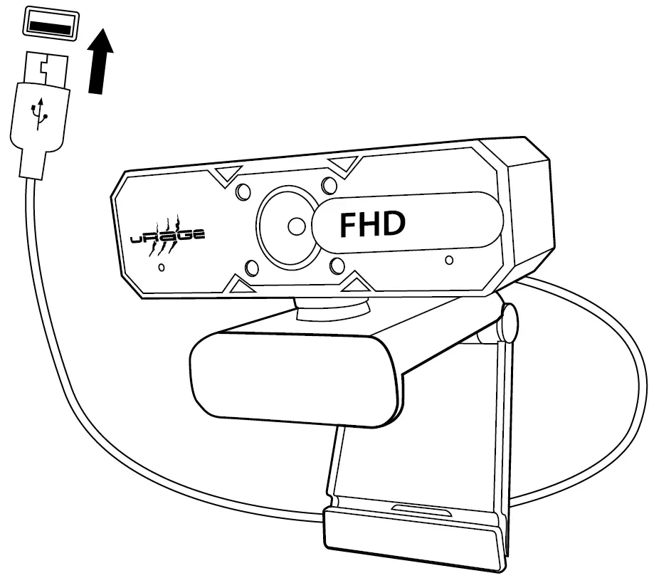 hama 00186090 uRage REC 900 FHD Streaming Webcam 01