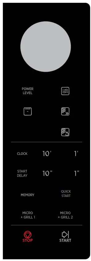 HOOVER Microwave Oven - remote
