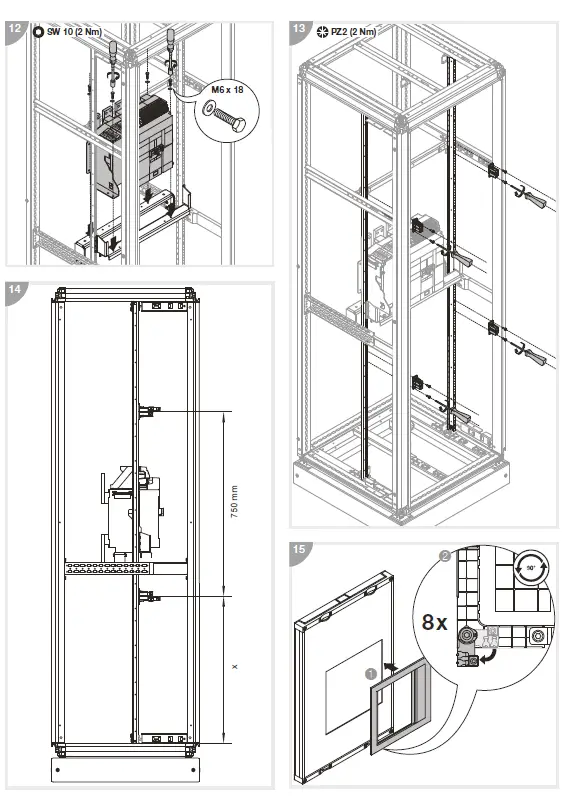 hager UC52LAW22 Mounting Plate fig 12