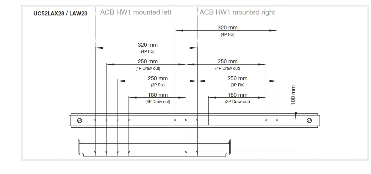 hager UC52LAW22 Mounting Plate fig 5