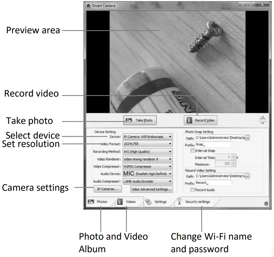 TESLONG WF200 WiFi Endoscope Camera - 6