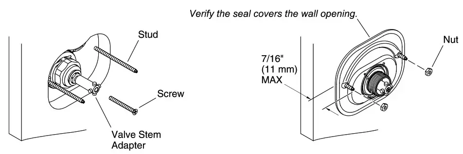 KALLISTA P23052 CR Thermostatic Valve Trim - INSTALL THE FRONT PLATE