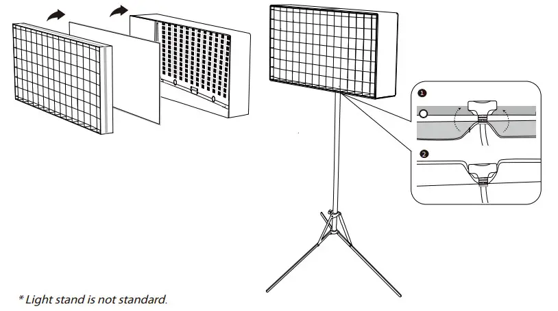 amaran F21x Bi-Color LED Mat - required