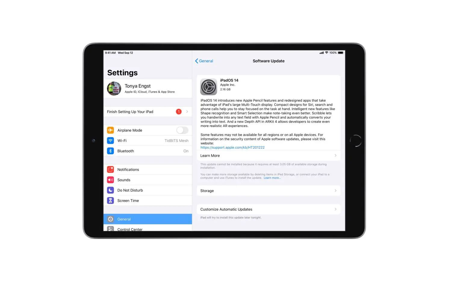 Update Ipados Intsructions