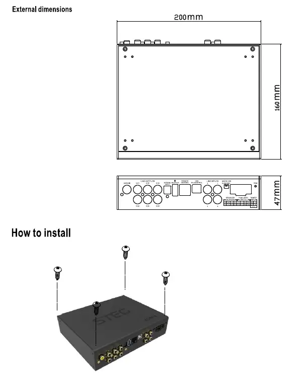 STEG SDSP 4 DSP Car Power Amplifiers FIG 2