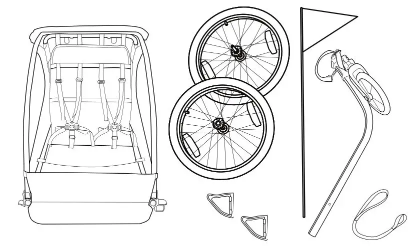 BURLEY Honey Bee Child Trailer 1