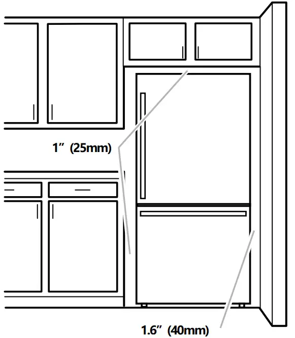 Hisense Bottom Mount Refrigerator -25MM