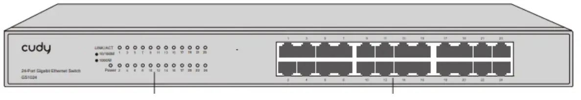 cudy GS1024 24-Port Gigabit Ethernet Switch